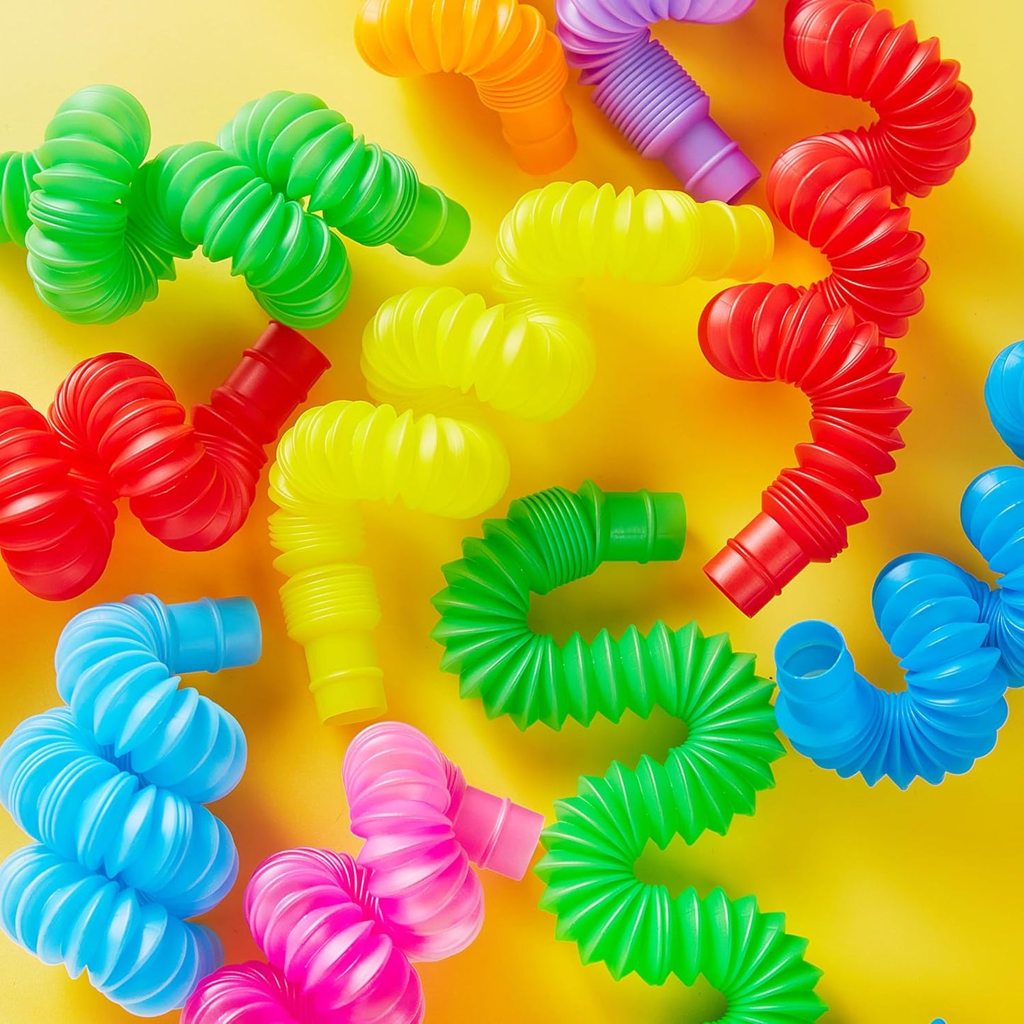 Colorful Sensory Pop Tubes