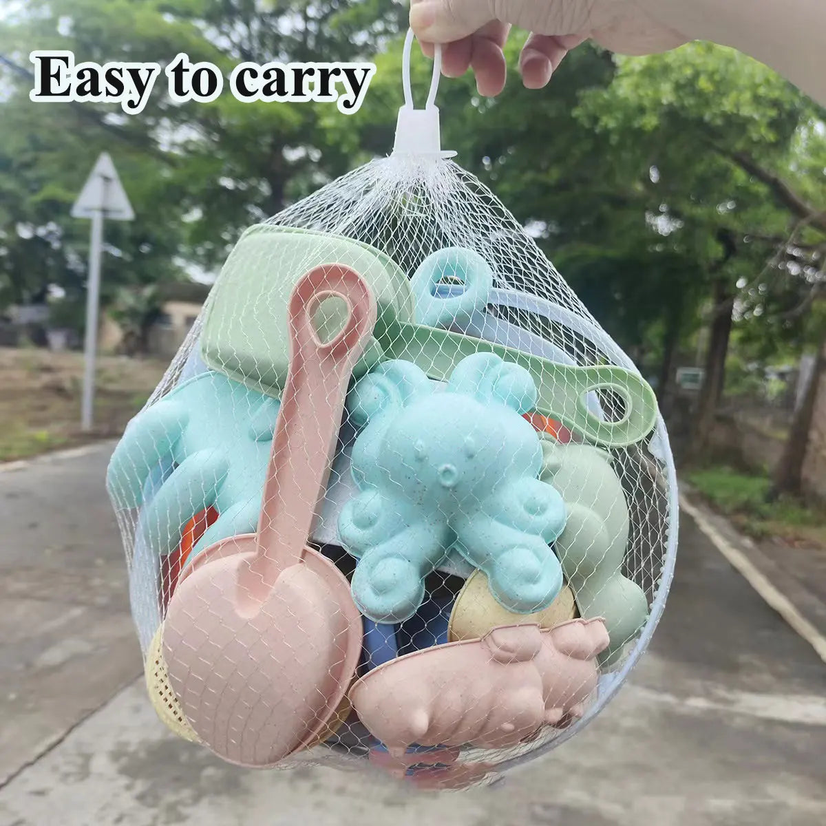 Beach Fun Folding Bucket Set