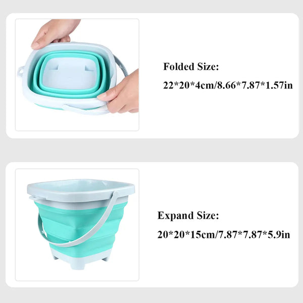 Beach Fun Folding Bucket Set
