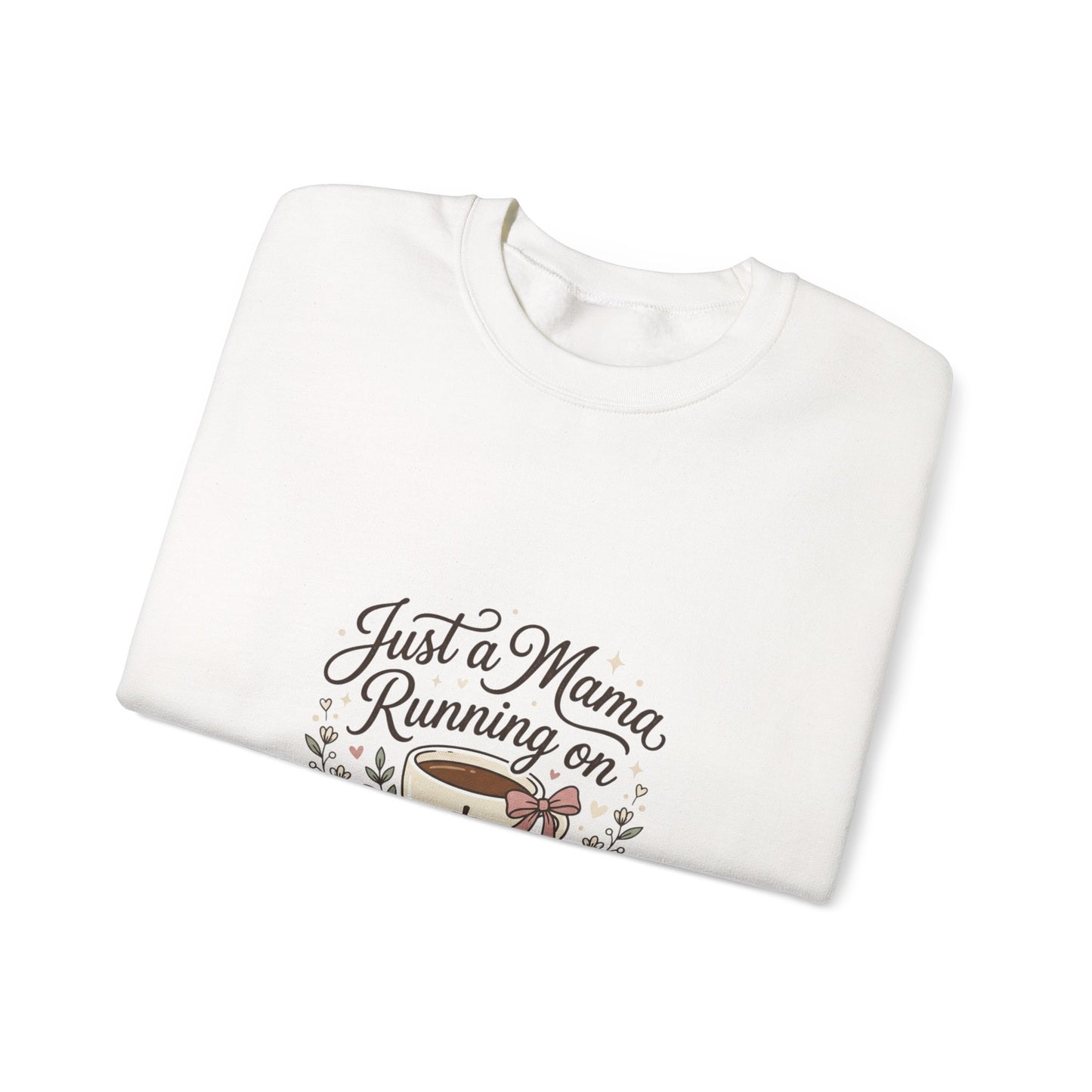 Just a Mama Running on Jesus & Coffee Sweatshirt | Rustic Cowgirl Prairie
