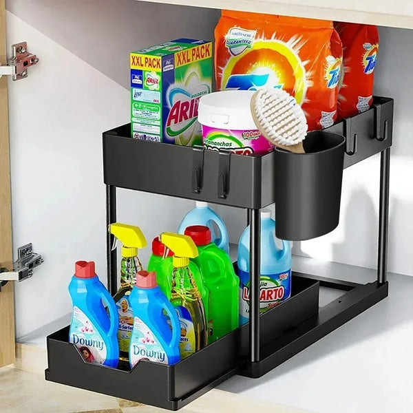 Easy Access Under Sink Organizer