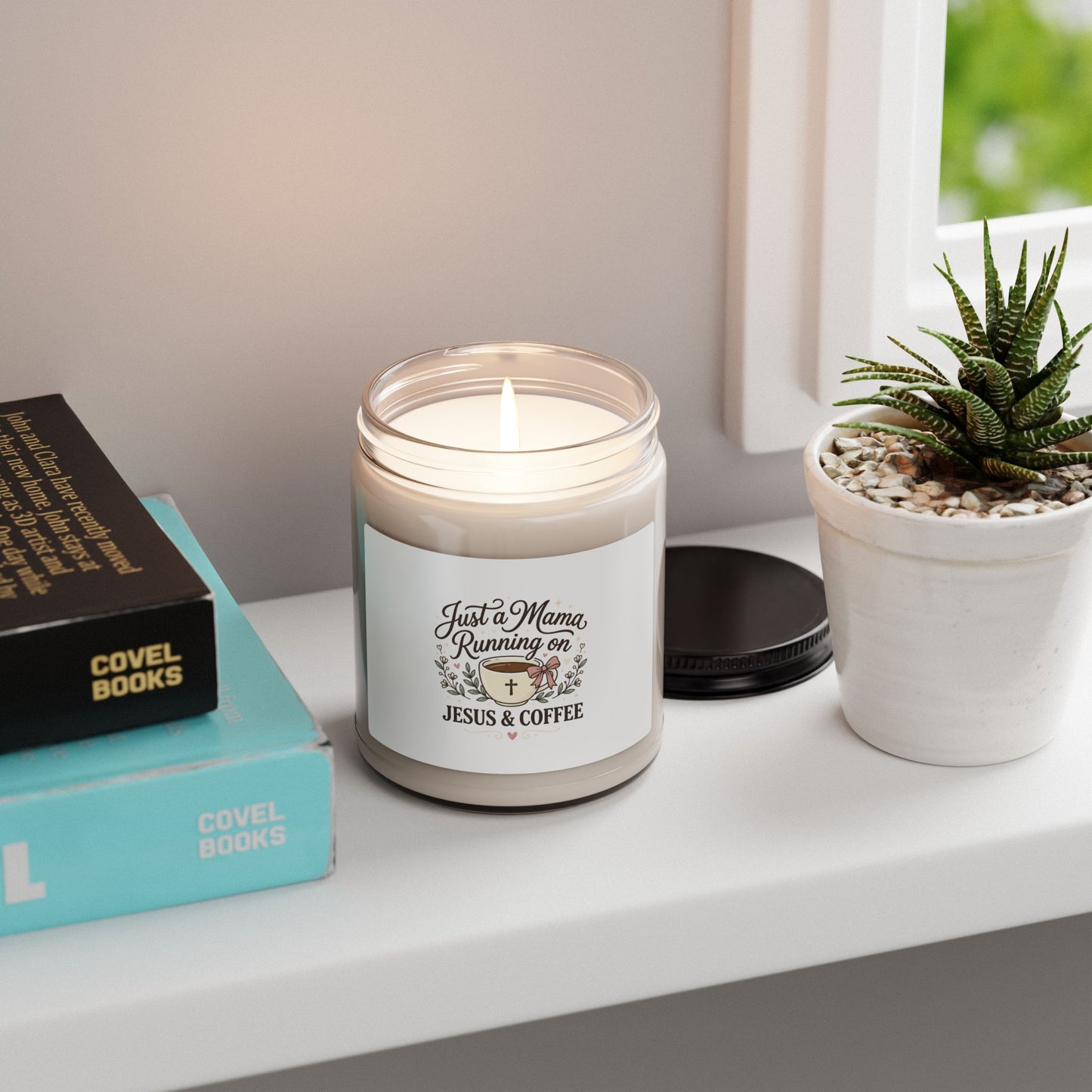 Jesus & Coffee Candle | Rustic Country Soy Candle, Prairie Cowgirl Aroma