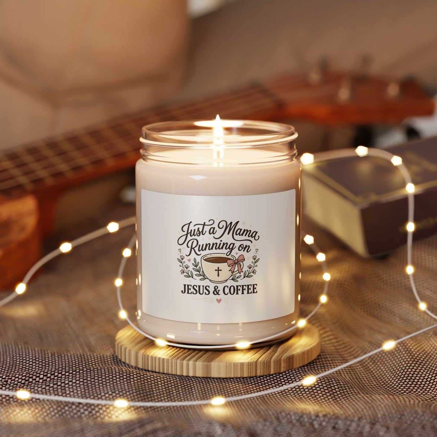 Jesus & Coffee Candle | Rustic Country Soy Candle, Prairie Cowgirl Aroma