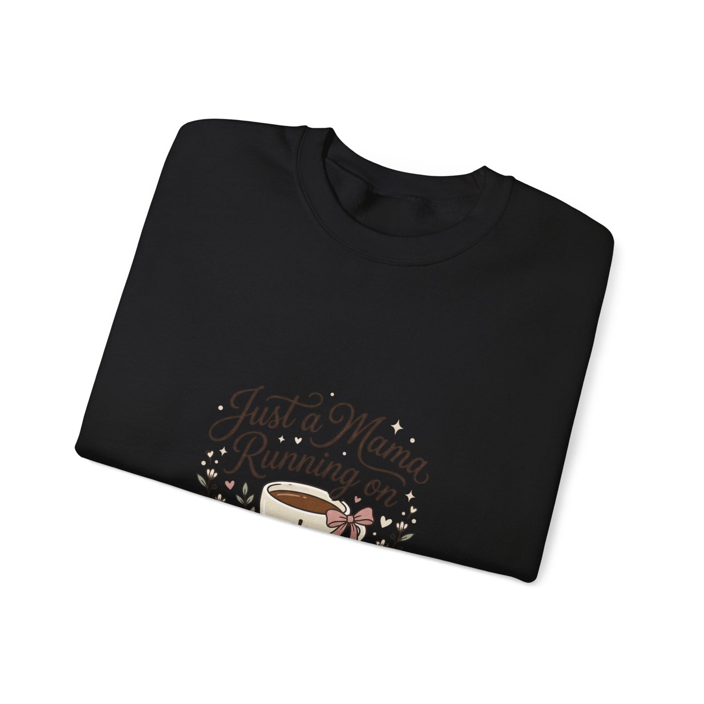 Just a Mama Running on Jesus & Coffee Sweatshirt | Rustic Cowgirl Prairie