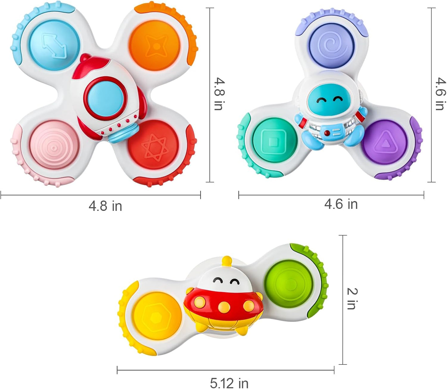 Whirling Wonder Suction Spinners