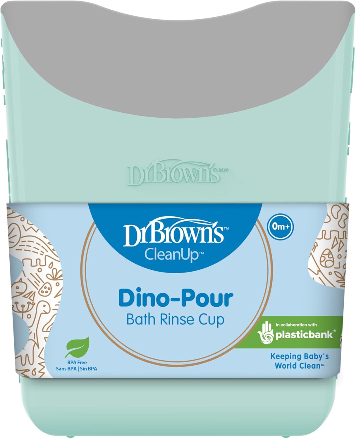 Dino-Pour Baby Bath Rinse Cup