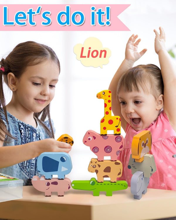 Adorable Animal Stacking Blocks