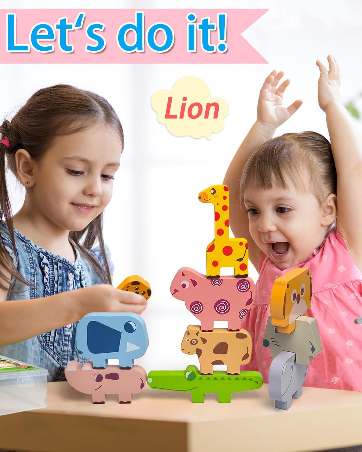 Adorable Animal Stacking Blocks