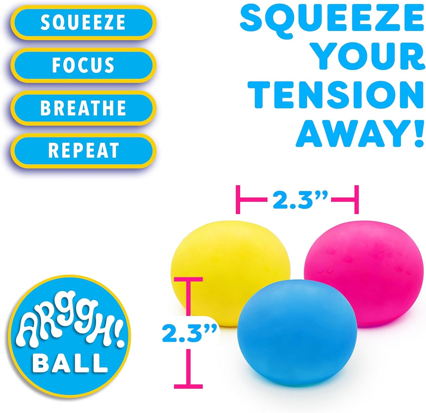 Color-Changing Stress Balls Trio