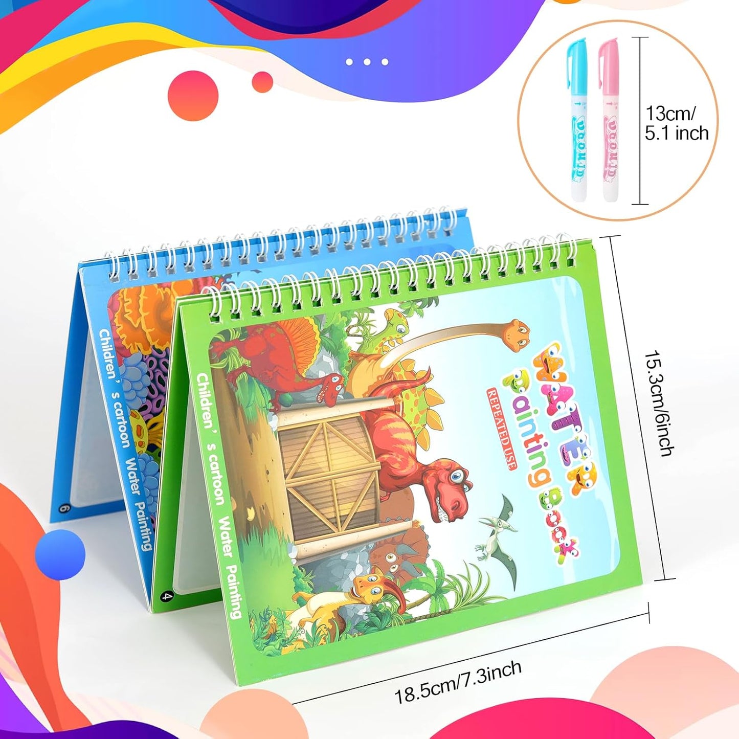 Mess-Free Water Doodle Books