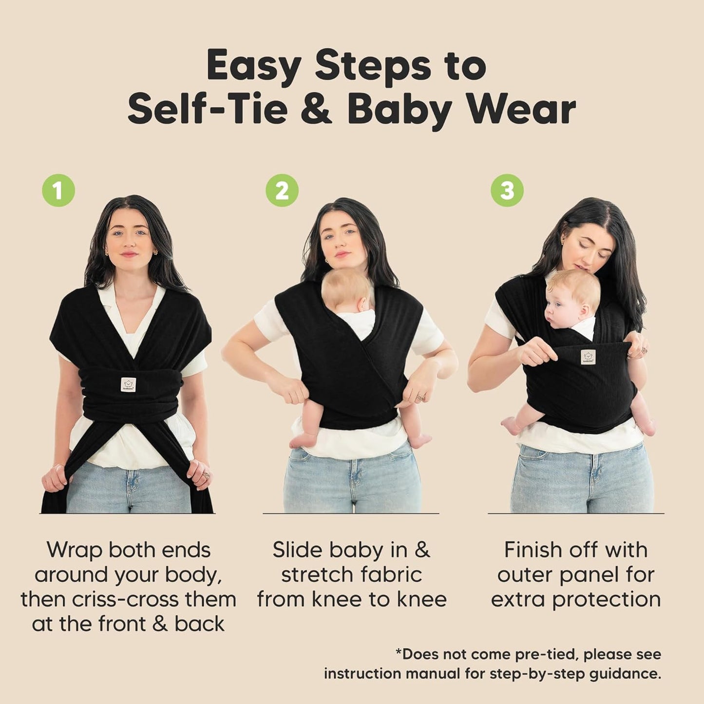 Snuggly Baby Wrap Carrier