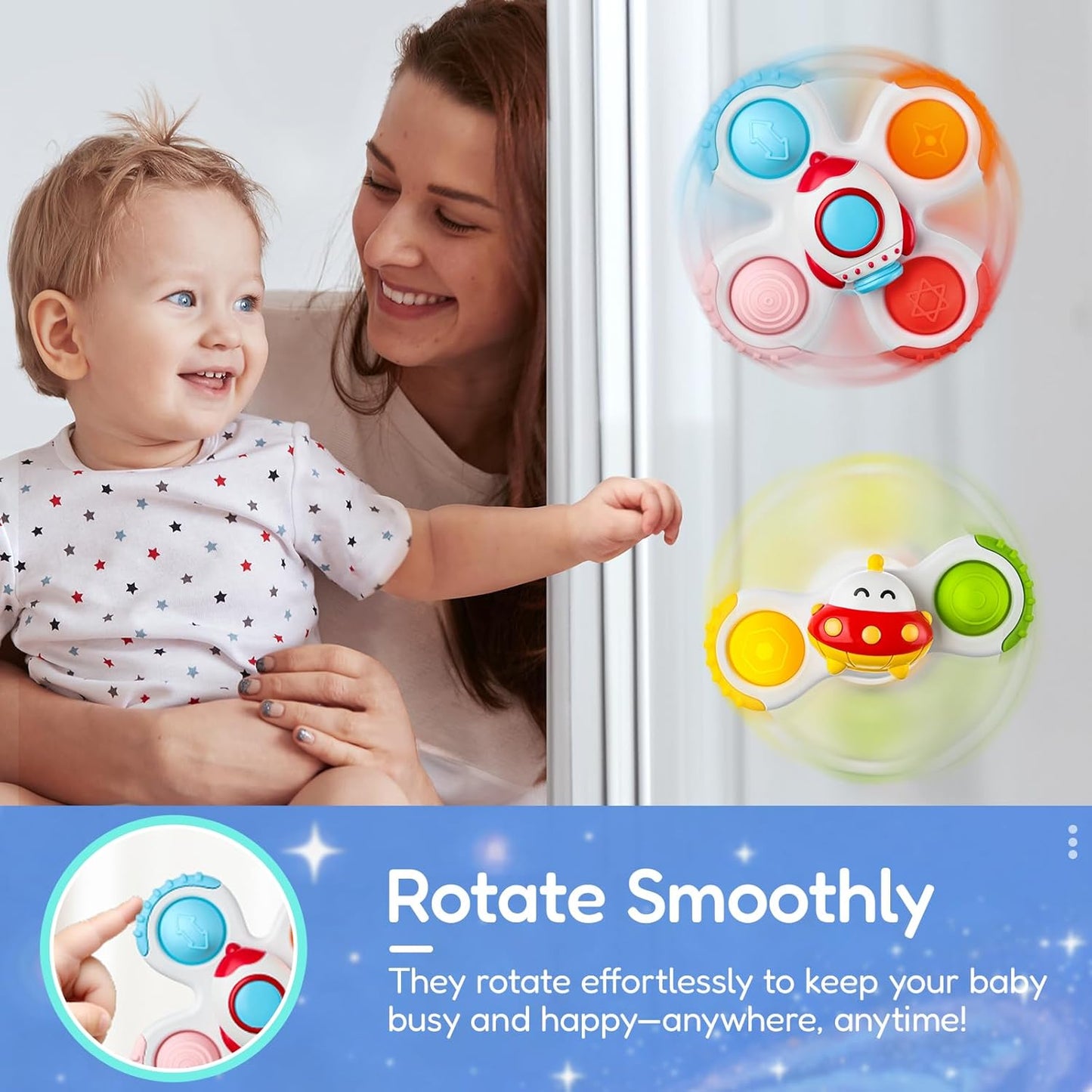 Whirling Wonder Suction Spinners