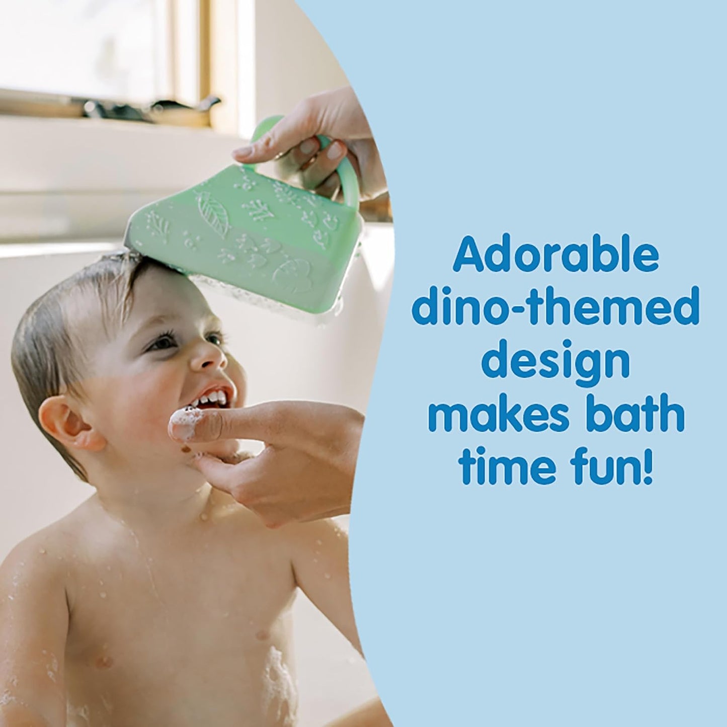 Dino-Pour Baby Bath Rinse Cup