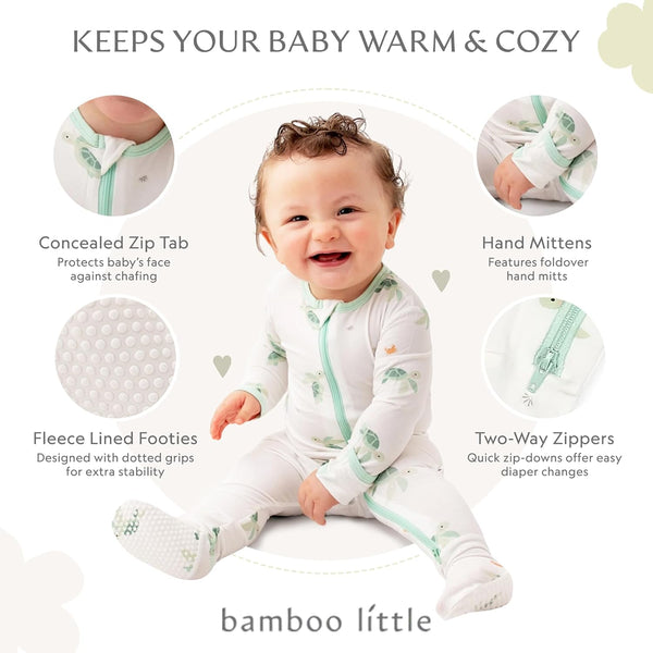 Snuggly Bamboo Baby Pajamas