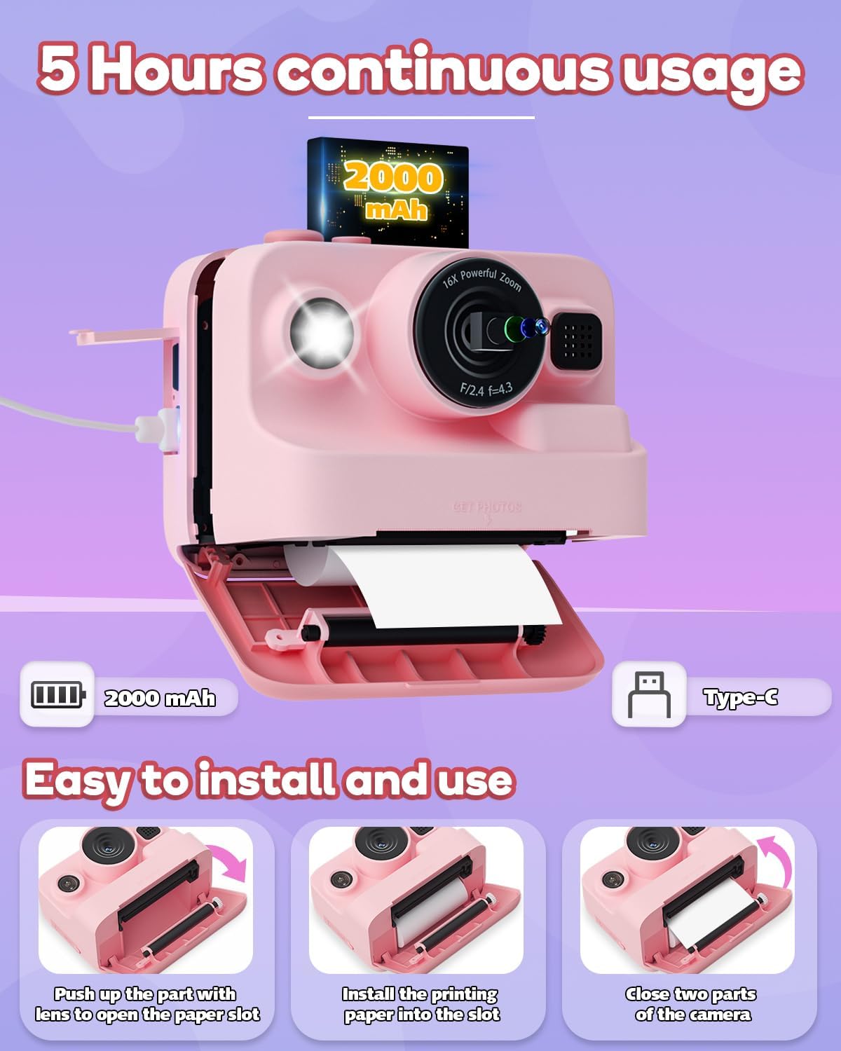 Dylanto Print Fun Camera
