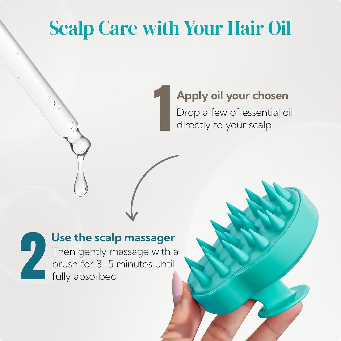 Gentle Hair Scalp Massager Duo