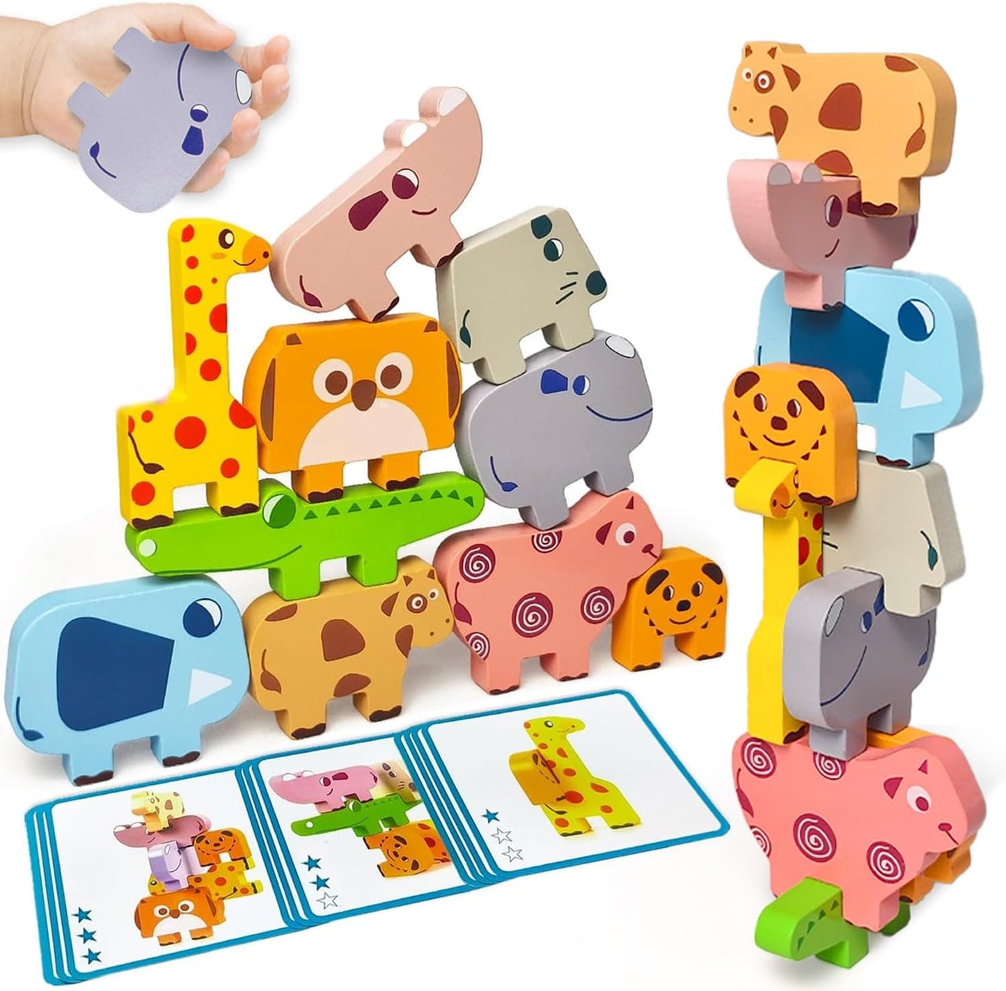 Adorable Animal Stacking Blocks