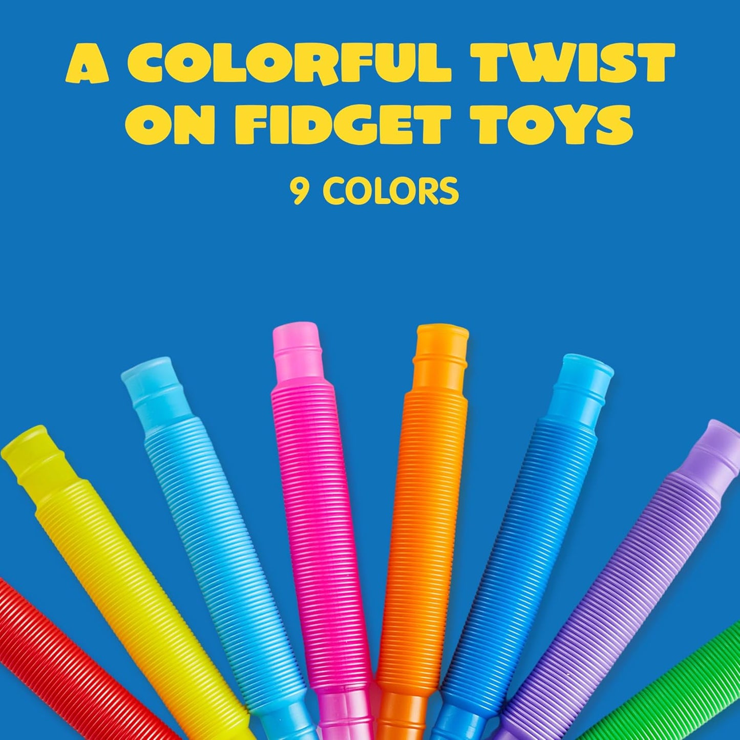 Colorful Sensory Pop Tubes