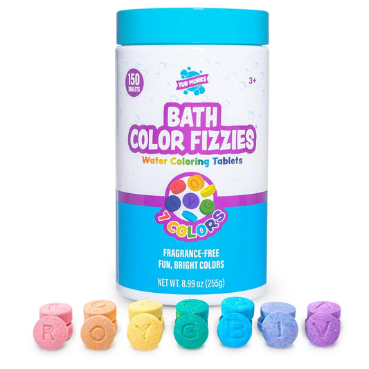 Colorful Bath Fizzies Fun