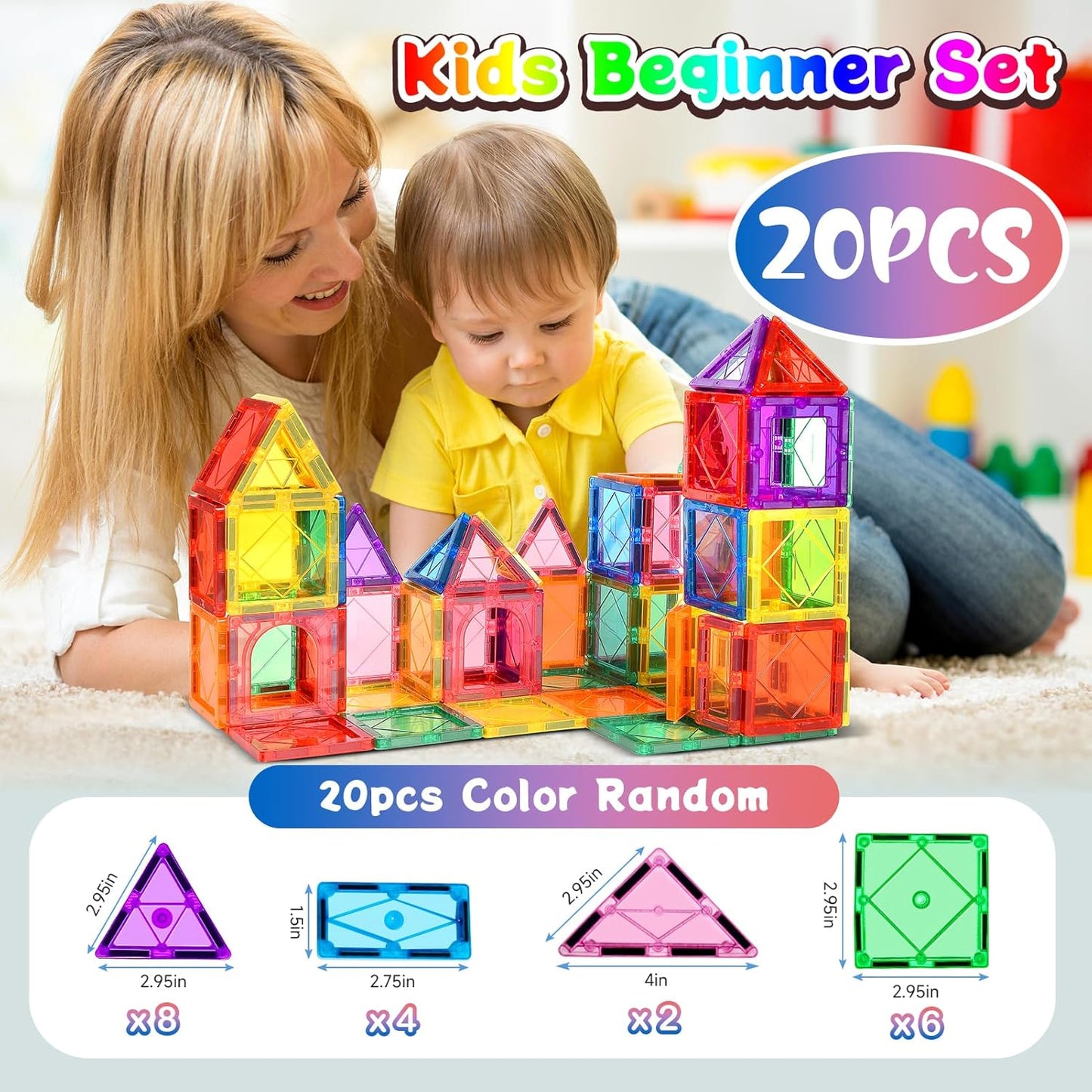 Colorful Magnetic Building Blocks