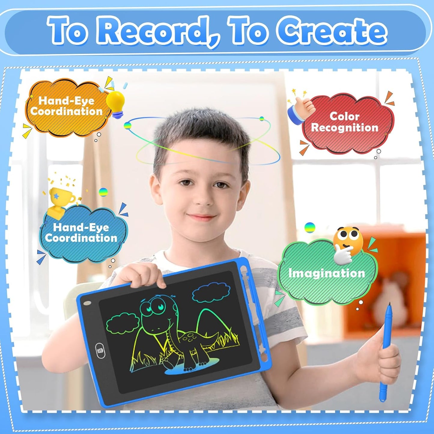 Colorful Kids' Doodle Tablet