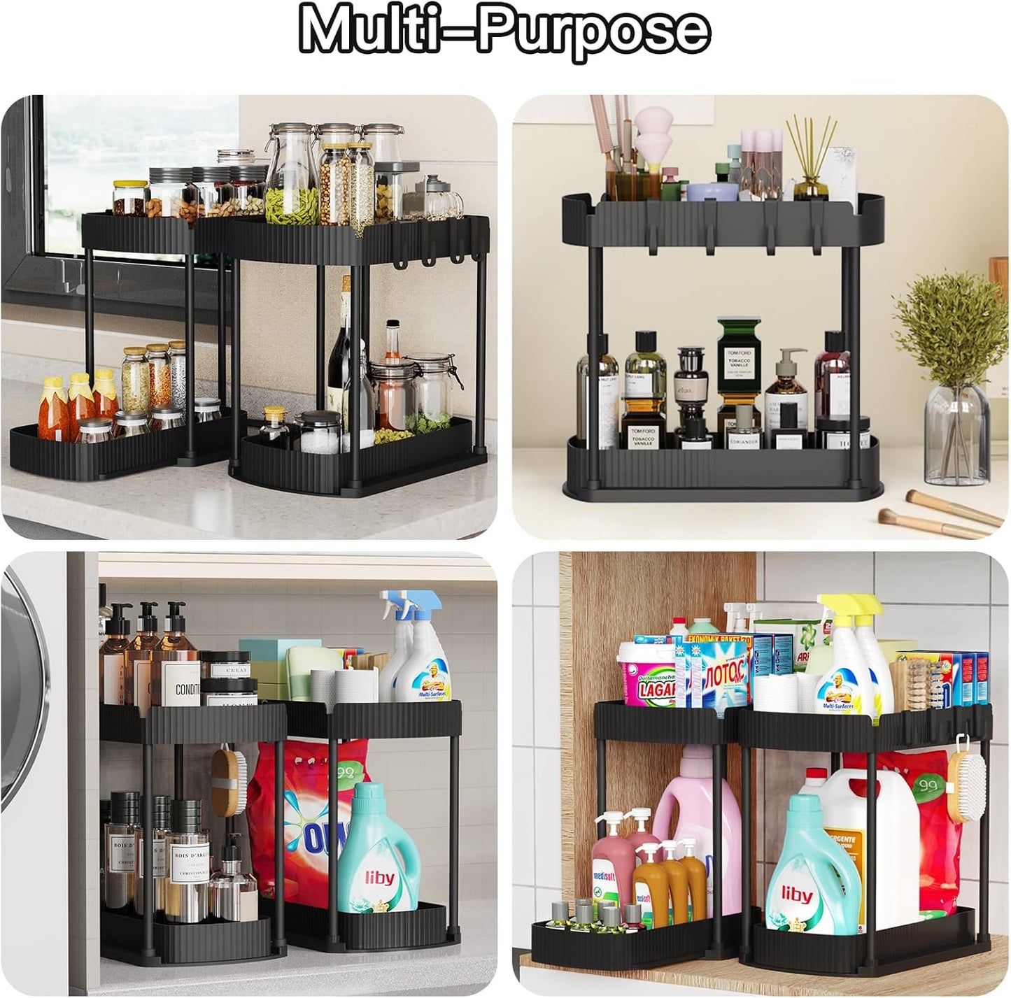 Ukeetap Easy-Access Storage Organizers