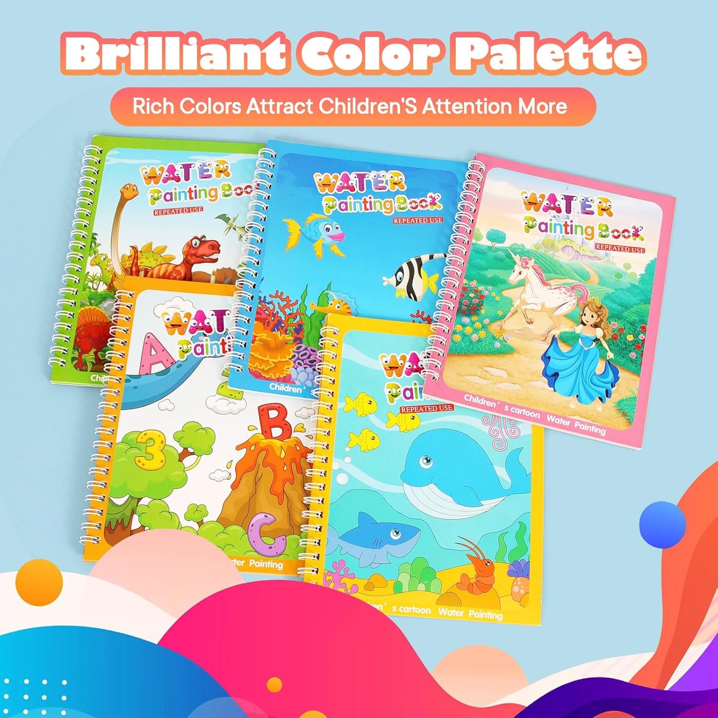 Mess-Free Water Doodle Books