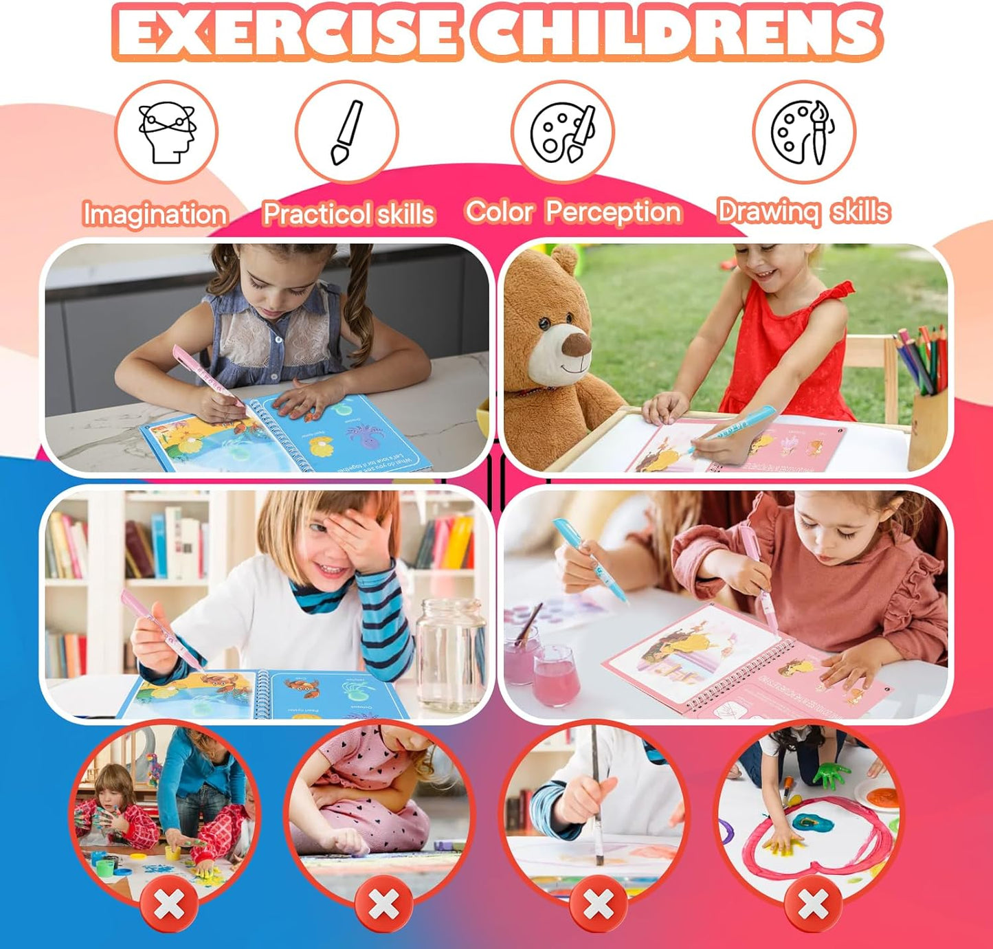 Mess-Free Water Doodle Books