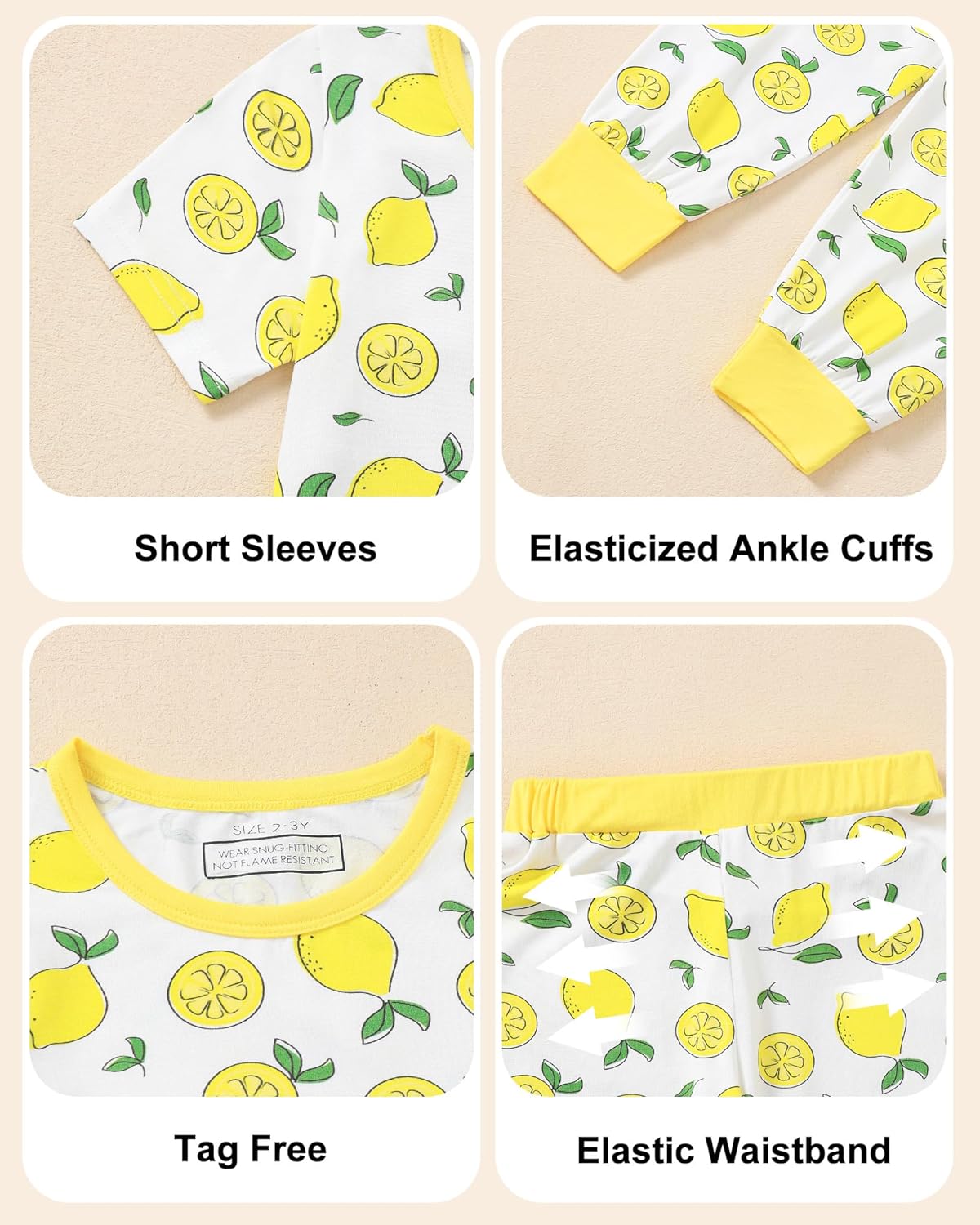 Cozy Bamboo Toddler Pajamas