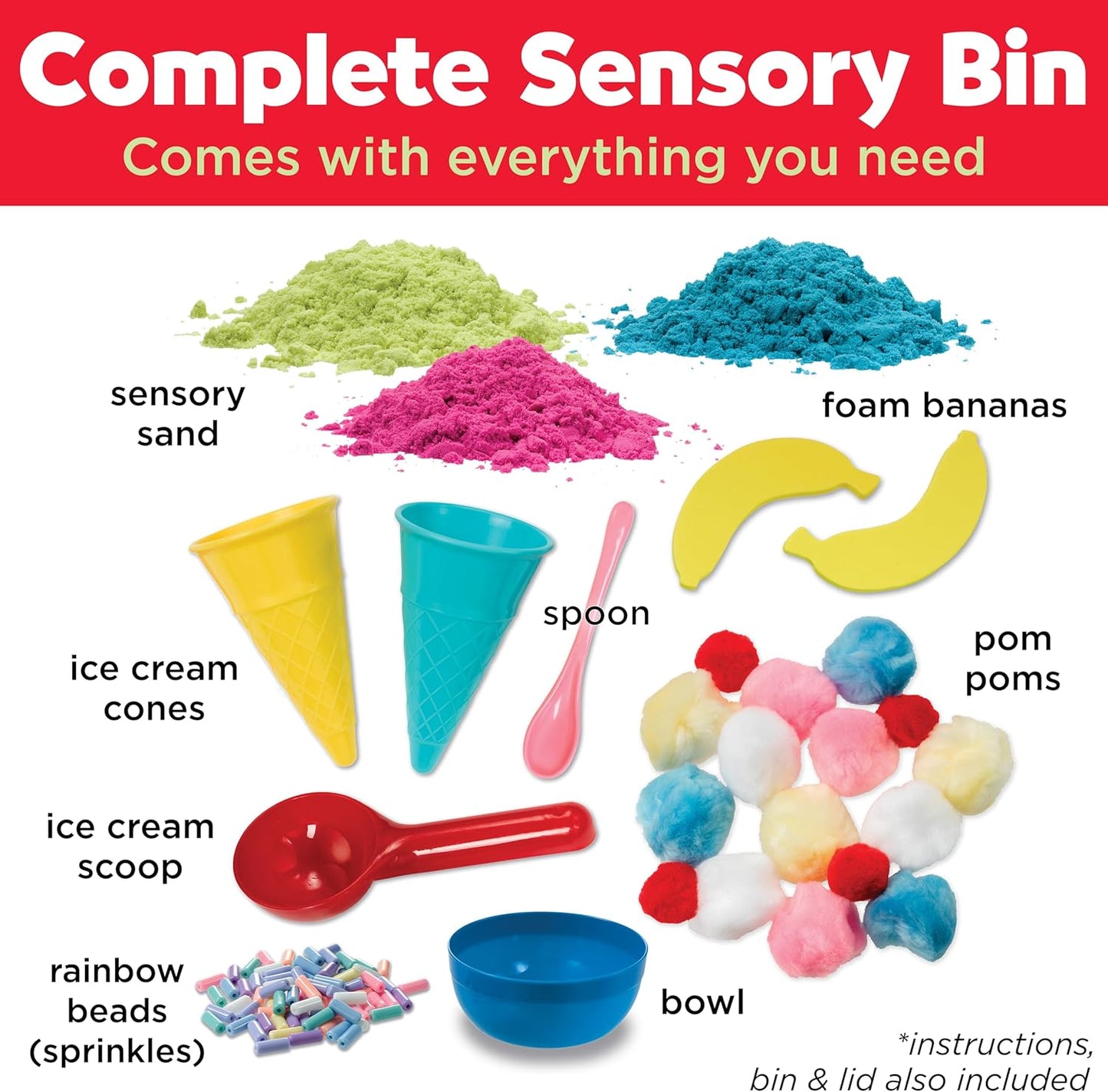 Ice Cream Fun Sensory Playset