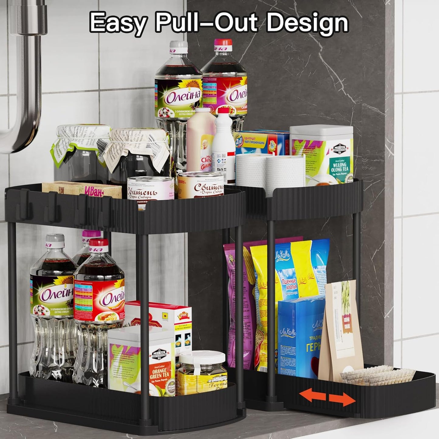 Ukeetap Easy-Access Storage Organizers