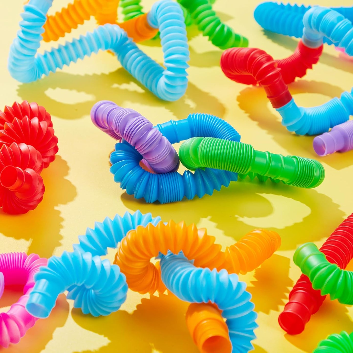 Colorful Sensory Pop Tubes