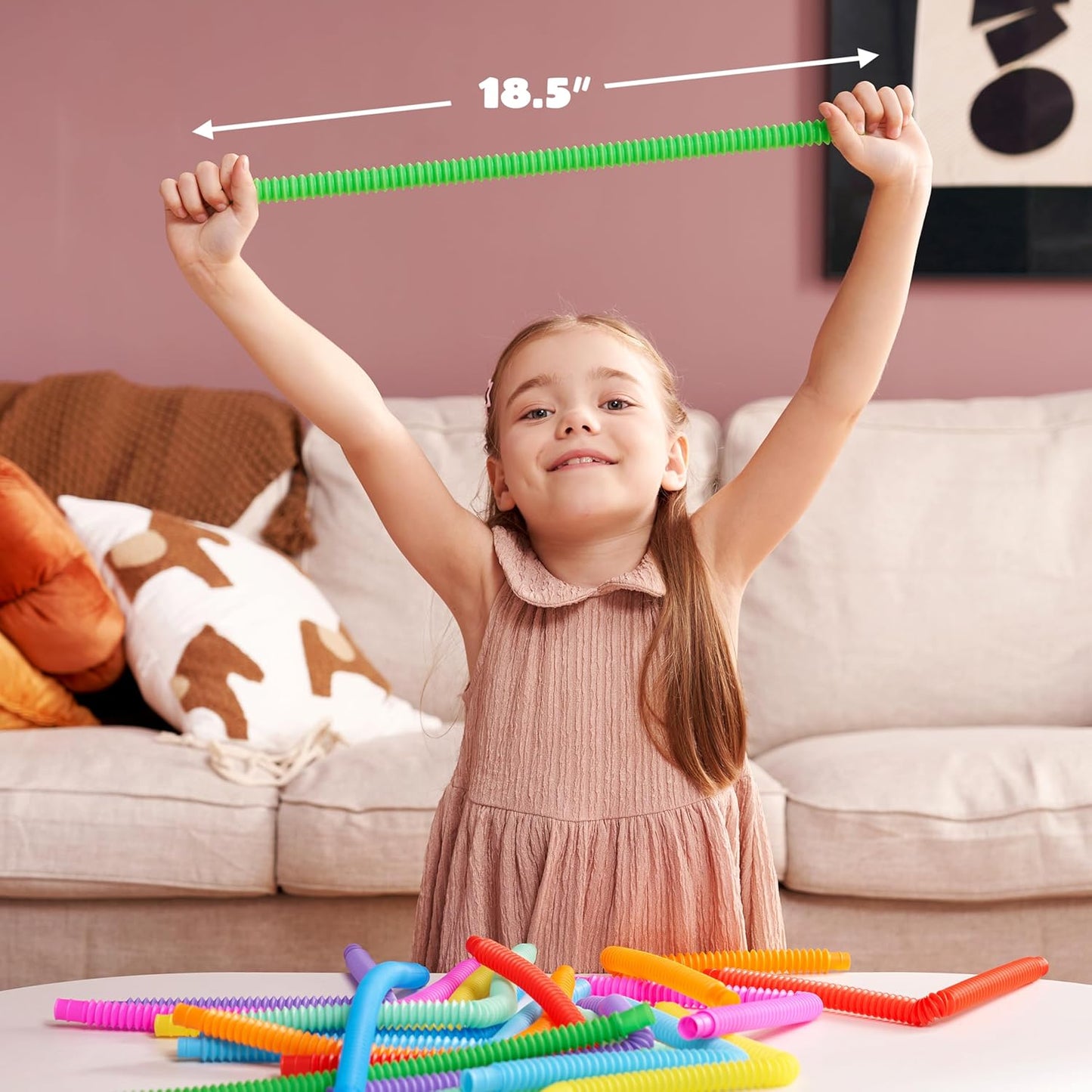 Colorful Sensory Pop Tubes