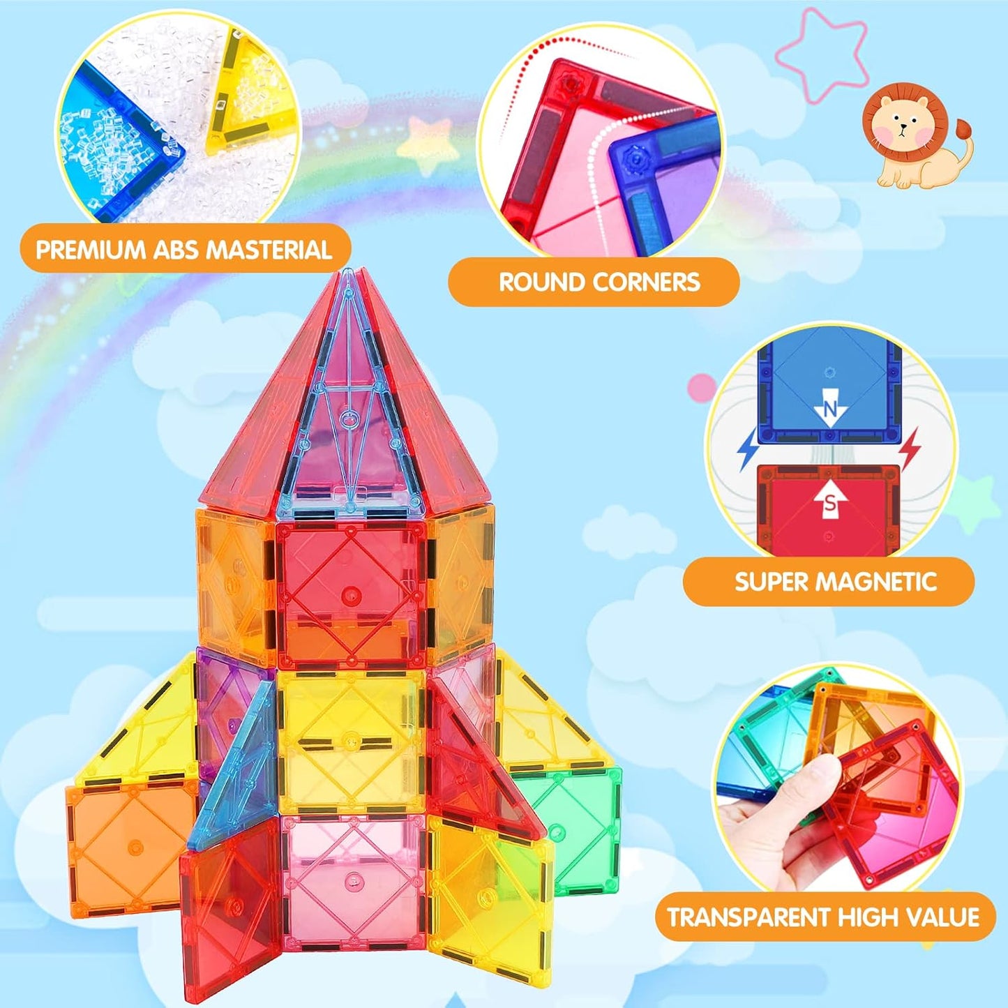 Colorful Magnetic Building Blocks