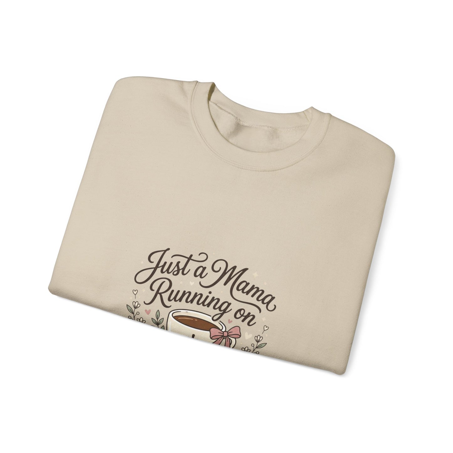 Just a Mama Running on Jesus & Coffee Sweatshirt | Rustic Cowgirl Prairie