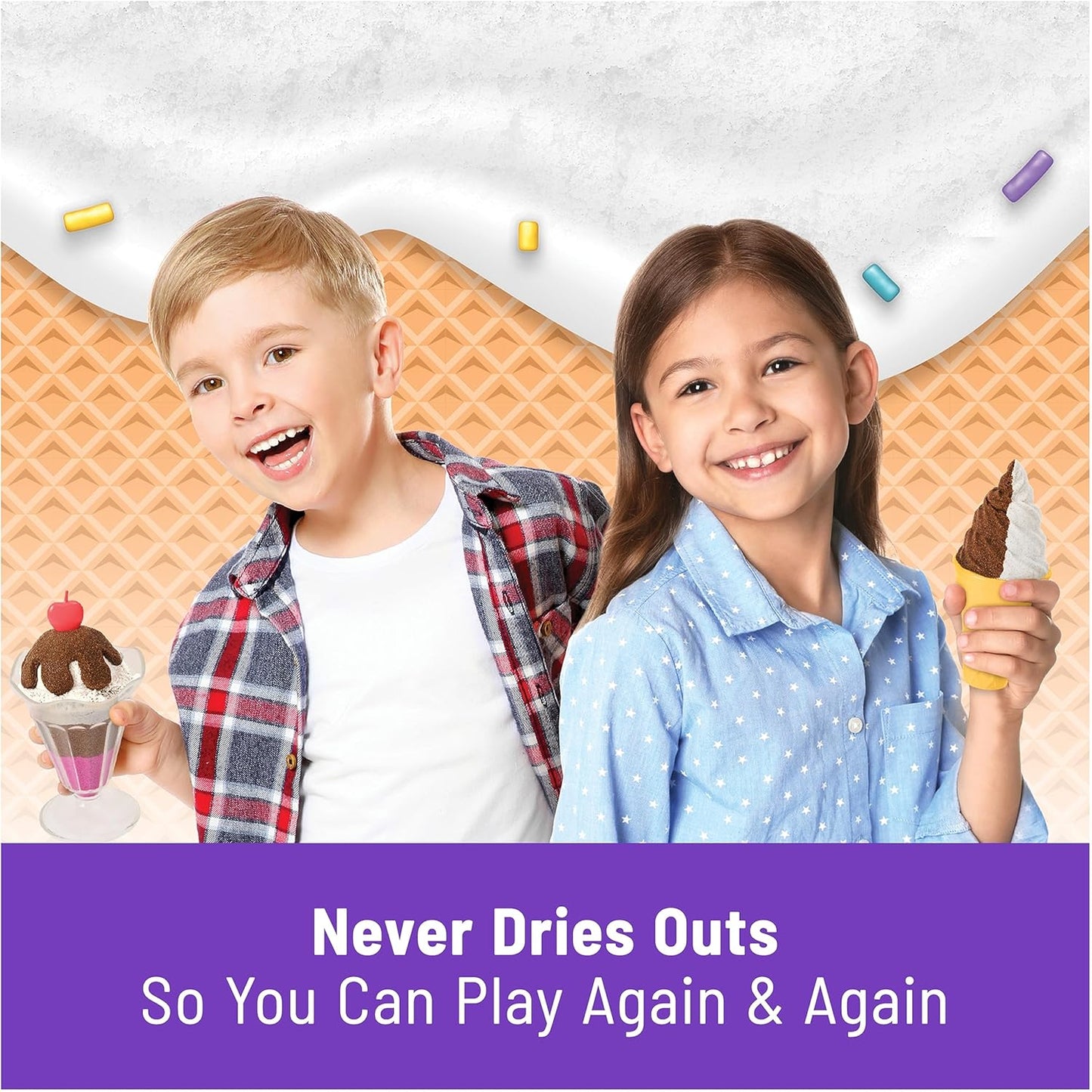 Scented Sand Ice Cream Playset