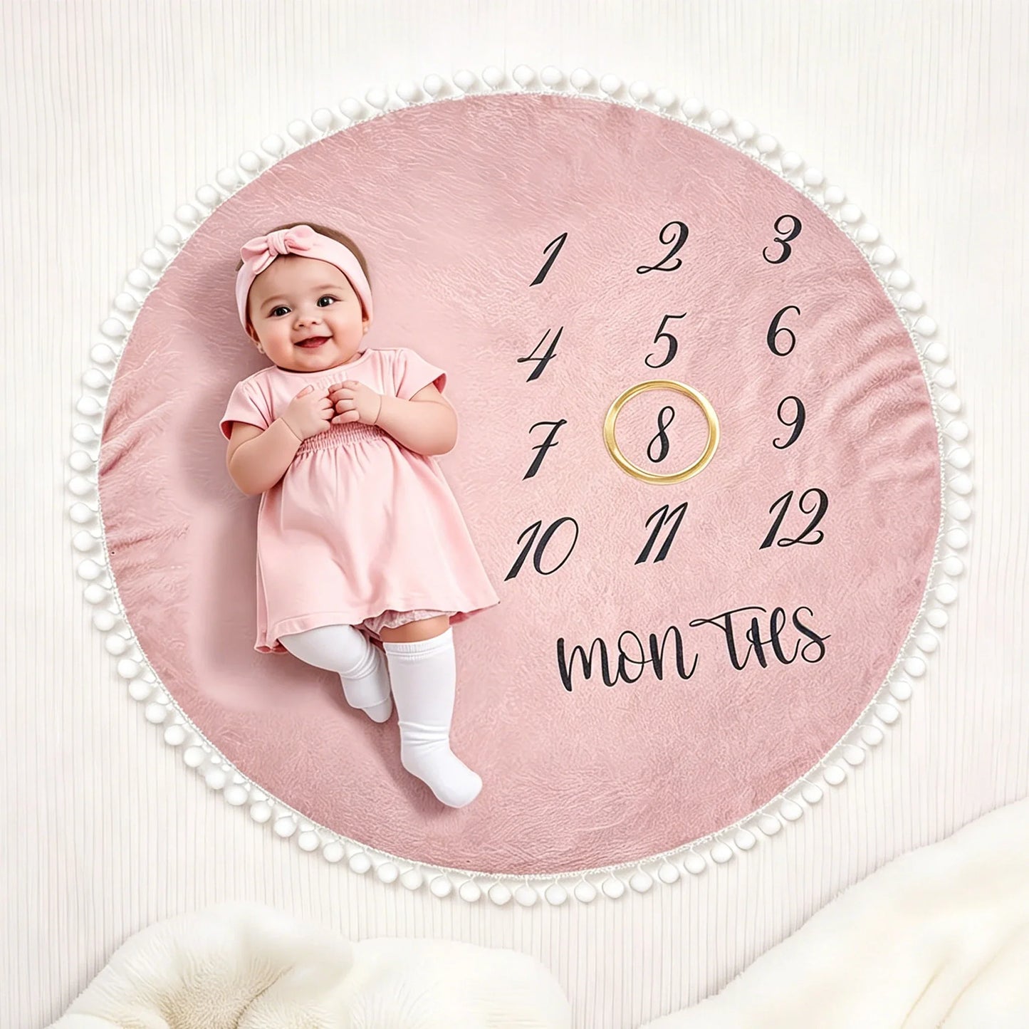 Charming Milestone Blanket