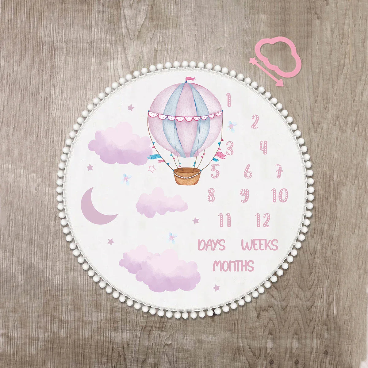 Charming Milestone Blanket